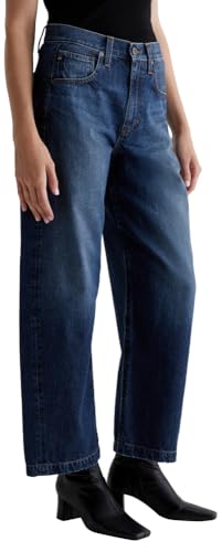 AG Adriano Goldschmied Women's Hattie High Rise Barrel3