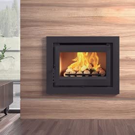 INSERTABLE DE LEÑA DE 80 CM con TURBINAS FM Modelo IT-180 F