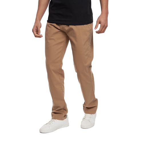 Chino ROYSDEN Crosshatch pour homme taille 44 FR Long coloris sable