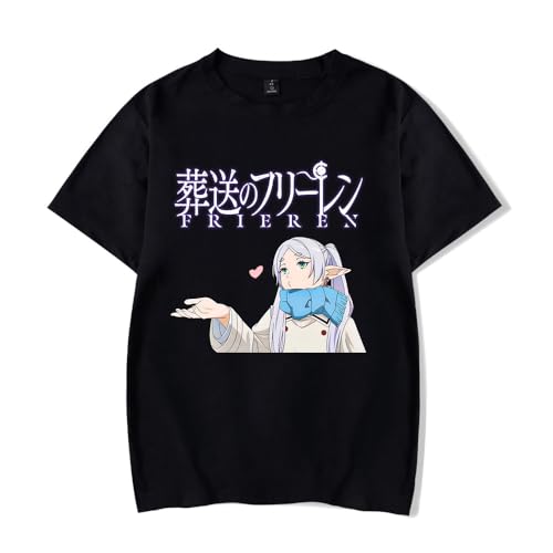 Anime Frieren: Beyond Journeys End Merch T-Shirt Unisex Cartoon Hemd Herren Damen Kurzarm Sommer Top