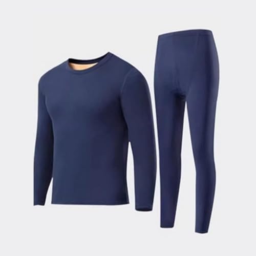 Thermal Underwear for Men 2 Piece Set - Fleece Lined Undershirt and Long Johns Base Layer Cold Weather Warm Clothes 20254