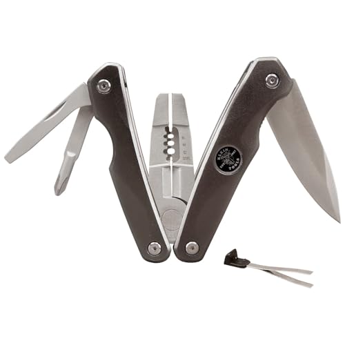 Klein Tools 44216 Multi Tool 7-in-1 with Hybrid Pliers, Screwdrivers, Pocket Knife, Wire Cutter-Stripper, More