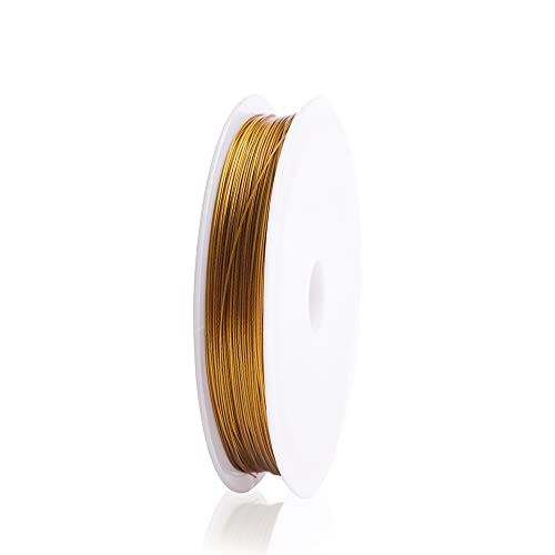 Alambre de acero inoxidable 0. 3/0. 45/0. 5/0. Cuerda de alambre de pesca del cordón de la cuerda de las cuentas de la línea fuerte resistente de 6m m para la fabricación de la joyería de c