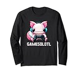 Photo Gallery carino gamesolotl gamer axolotl videogiochi divertente amante dei giochi maglia a manica Photo Gallery carino gamesolotl gamer axolotl videogiochi divertente amante dei giochi maglia a manica
