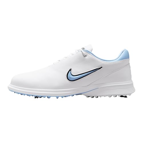 Nike Victory Tour 4 Golf Shoes (FZ4155-101, White/Photon Dust/Psychic Blue/Black)