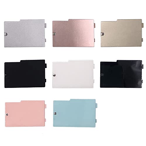 Batería trasera puerta cubierta caso para Nintendo DS Lite NDSL reemplazo (negro mate)