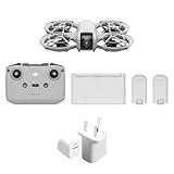 DJI Neo Fly More Combo, Mini Drone with 4K UHD Camera for Adults, 135g Self Flying Drone, Palm Takeoff, Subject Tracking, QuickShots, Stabilized Video, with RC-N3 and 3 Batteries，PD35W charger - Image 1