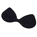 MYBOON Imbottiture per Reggiseno per Donne Inserti per Coppe Addensare Riutilizzabili Triangolo Cuscino per Il Seno Rinforzatore per Il Seno Nero (Diviso)