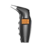 Powplur Breathalyzer & Portable Alcohol Tester for Personal & Home Use, High-Accuracy & Fast BAC Measuring, Large LCD Digital Display, Battery Included with 5 Replaceable Mouthpieces