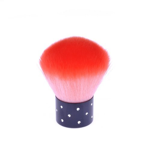 BestDealUSA Red Soft Salon Dust Makeup Face Powder Blush Brush Nail Art Tool
