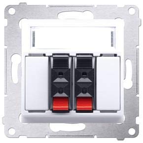 Kontakt-Simon DGL32.01/11 Socket White Plastic IP20, 75 mm 48 mm 75 mm