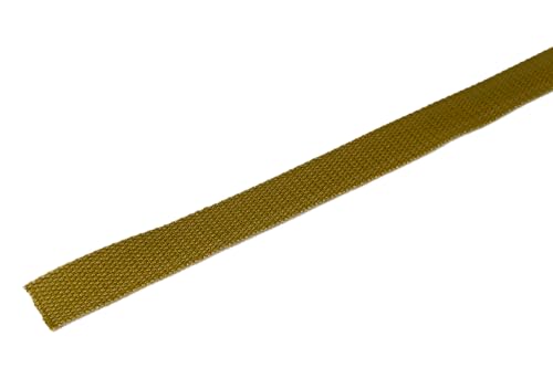 Trimz Cotton Webbing - Ancient Gold - 25mm x 5m - Image 3