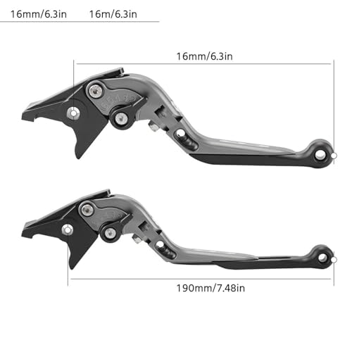 Palancas de embrague de freno para CB300R CB190X plegables extensibles de moto CNC 4