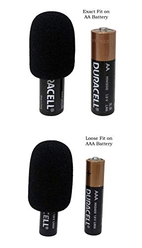 Tetra-Teknica Xffz5P-Blk Lapel & Headset Microphone Windscreen, Color Black, 5-Pack #TOP2