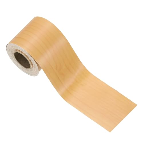 Image of PATIKIL Wood Grain Tape 2 inch x 32 ft, Self-Adhesive Wood Texture Repair Tape Realistic Wooden Effect Patch for Furniture Cabinets Floor Walls, Cherry