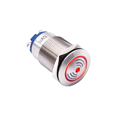Buzzer étanche 19mm avec flash LED blanc 24V 220V pour signalisation
