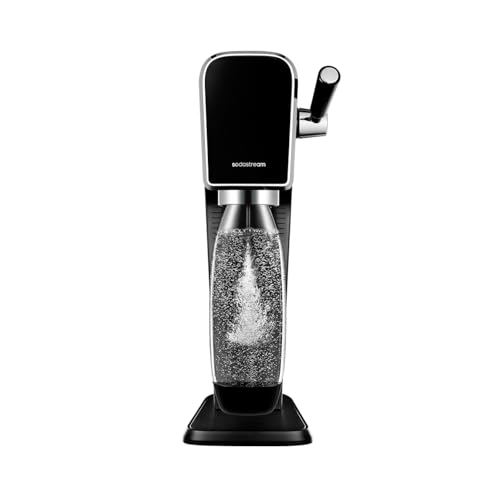 Máquina de Água com Gás Art Preta SodaStream com Cilindro : Amazon