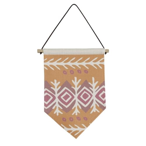 Drapeau Mexique antique marron pour un salon style voyage et évasion