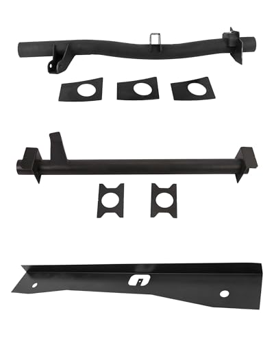 Mountainpeak 3PCS Rear Fuel Tank Support Crossmember and Rear Upper Shock Mount Crossmember Rear Spare Tire Support Plate Shock Mount Frame Fit for 2007-2014 Chevy Silverado 1500 GMC Sierra 1500