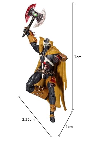 Mcfarlane Toys 11062 Mortal Kombat Spawn Bloody Classic 7 Inch Action Figure thumb #3