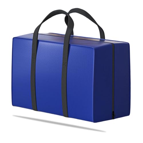 Image of Kraptick Storage Bag for Clothes, Cloth Organiser for Storage, Under Bed Storage Bag, Wardrobe Bags for Clothes Storage, Organiser for Cloth (Blue) (55cmX23cmX35cm) Waterproof (DMFP640)