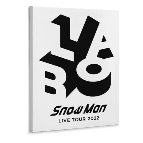 アートパネル スノーマン Snowman 目黒蓮 佐久間大介 渡辺翔太 装飾画 30×40cm キャンバス絵画 壁飾り ポスター インテリア おしゃれ パネル絵 部屋飾り 玄関 リビング 新築飾り プレゼント