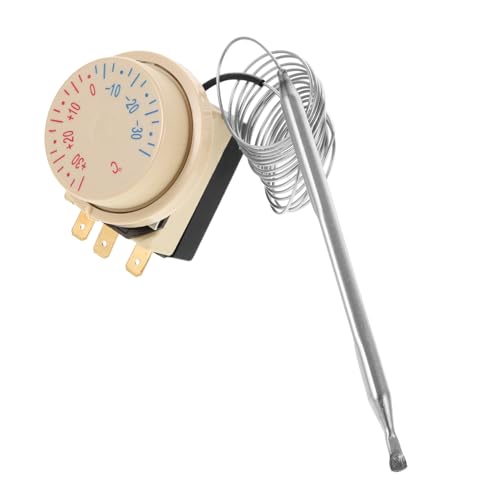 HOMOBABE 冷蔵庫温調節器 調整可能温範囲 家用 業務用冷蔵庫対応 ノブ式温コントローラー 安定した冷却管理 温控器冷蔵冷凍キャビネット用