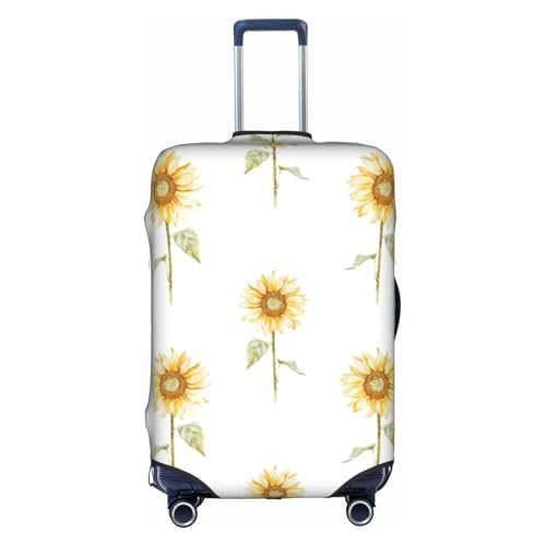 Housse de bagage avec fermeture éclair et tissu extensible blanc taille L robuste
