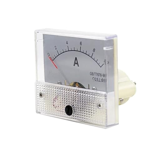 Corriente mecánica controlada con el amperímetro analógico 85C1-A de 10A