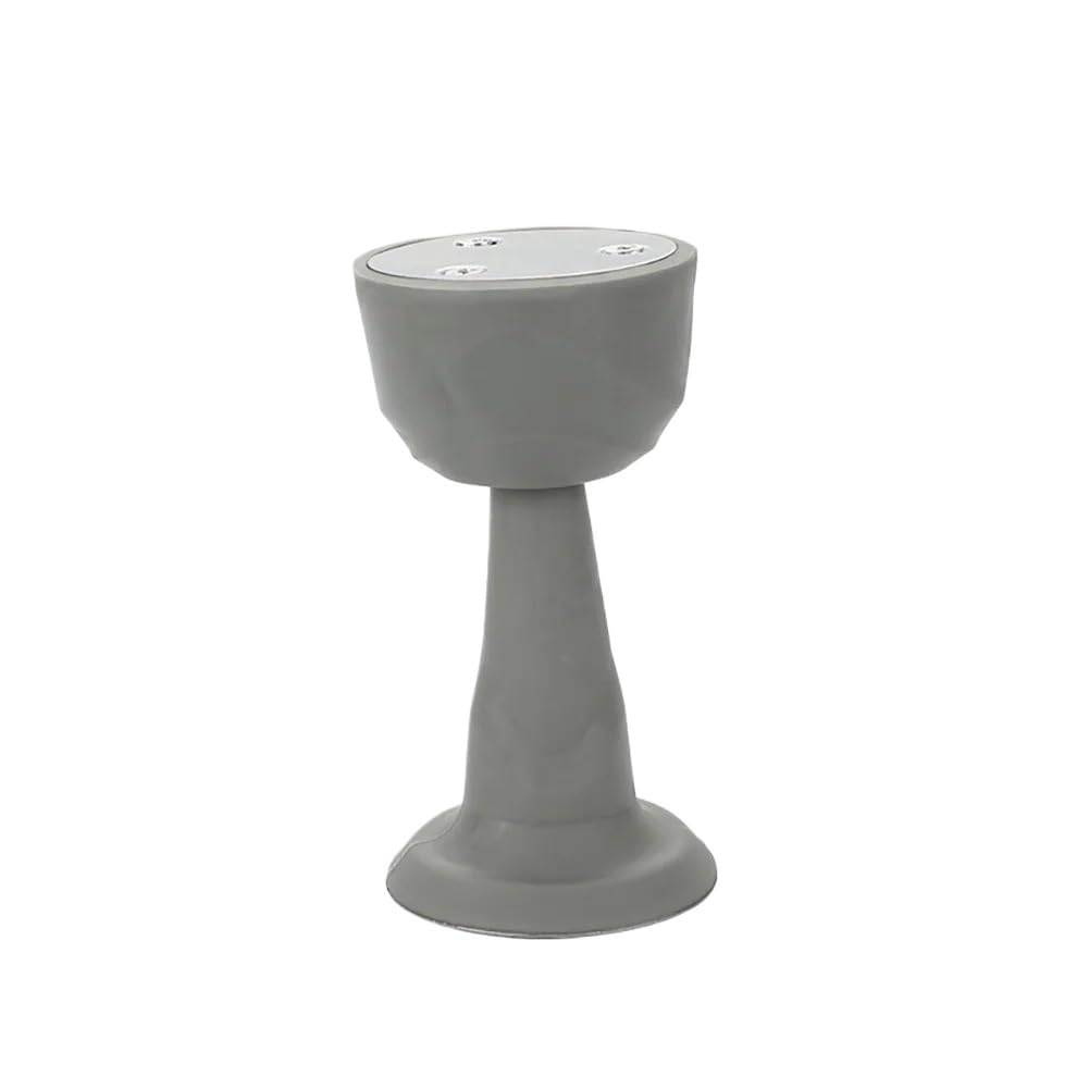 Lkfjnhepf Wall Type-Grey Door Stop Mute Self Adhesive Door Stopper Suction Silicone Punch Free Blocking Type Anti Collision Device Stop(Wall Type-Grey)