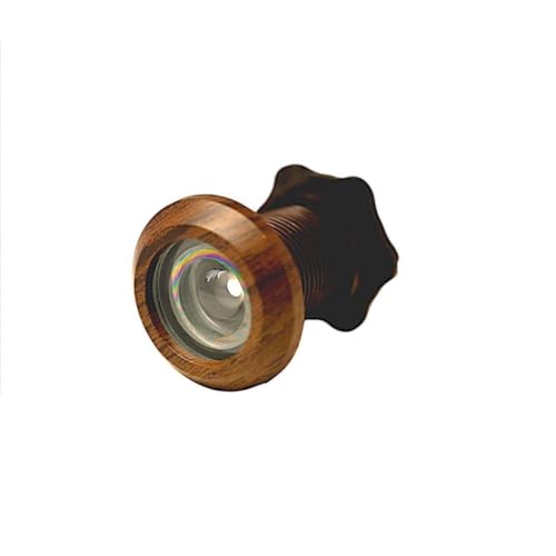 Image of Eye Berry Door Viewer Peephole,Full abs Door Eye Glass lens180-Degree Wide Angle Lens.20 MM to 38 mm Door thikness 25 mm Hall Required (3, wengy Wooden)