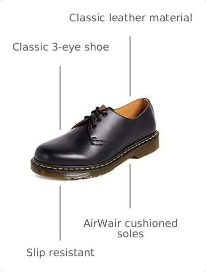 Image of Dr. Martens Womens 1461 3 Eye Oxfords
