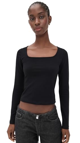 perfectwhitetee Women's Maeve 90's Jersey Top