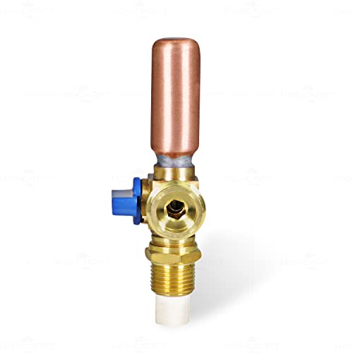 Highcraft 541DI Washing Machine Replacement Valve with Hammer Arrestor 1/2’’ CPVC/MIP Inlet x 3/4’’ MHT Outlet; Brass; Blue- for Cold Water Supply by HIGHCRAFT - Used condition - Image 2