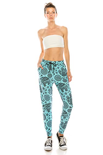 Image of Leggings Depot Premium Jogger Women's Popular Print High Waist Track Pants(S-XL)