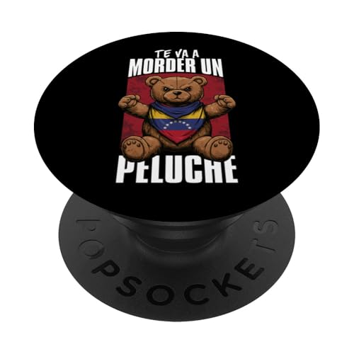 Te va a morder un peluche Cool venezuelan outfit PopSockets PopGrip Adhésif