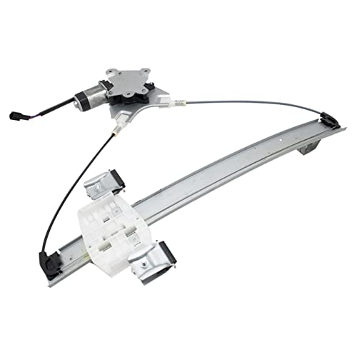Image of TRQ Rear Right Power Window Regulator & Motor Assembly Passenger Side Compatible with 2004-2014 Ford F-150 FO1551127