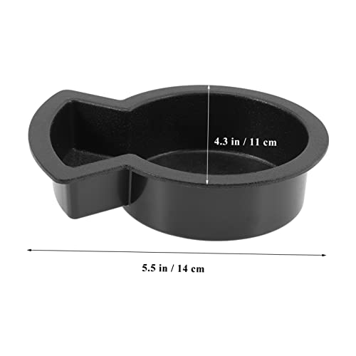 Inserto Portavasos para Carro y RV de Plástico Negro miniatura 3