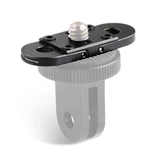 Image of HSU Replacement Folding Fingers Compatible with GoPro Hero 12 /11 /10 /9 /8 Black Max, Replacement Adapter Mount with 1 /4 Tripod Connector Port for Housing Handle Monopod Mount