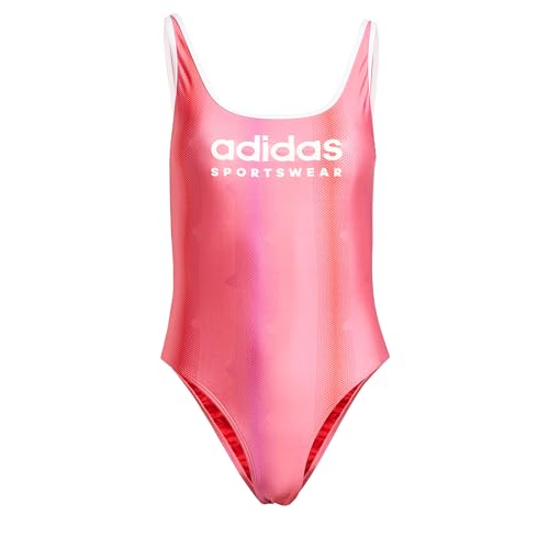 adidas Women's Bañador Tiro U-Back, Pulse Magenta/White, 48