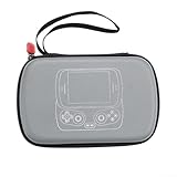 Harte Tragetasche für Anbernic RG Slide, Retro-Gaming-Aufbewahrungshalter mit Flanellfutter, kompakte reisefre&liche Konsolentasche für Spielkonsolen