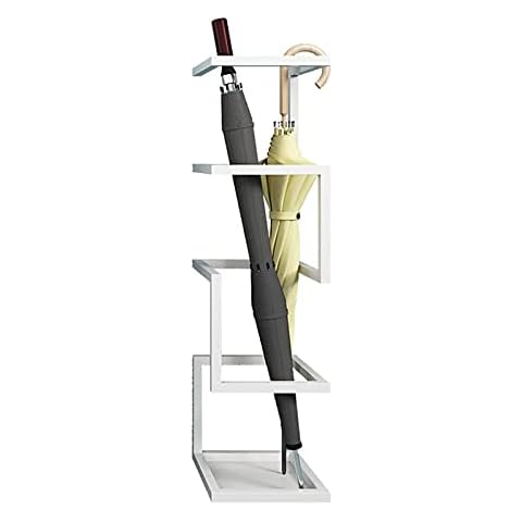 XWSM Metal Umbrella Stand, Square Umbrella Holder Umbrella Rack for Entryway Hallway Front Door for Canes Walking Sticks, Umbrella Holder for Entryway Cover