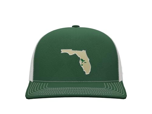 Sport Your Gear South Florida Bulls State Outline Mid Profile Adjustable Snap Back Baseball Hat Cap