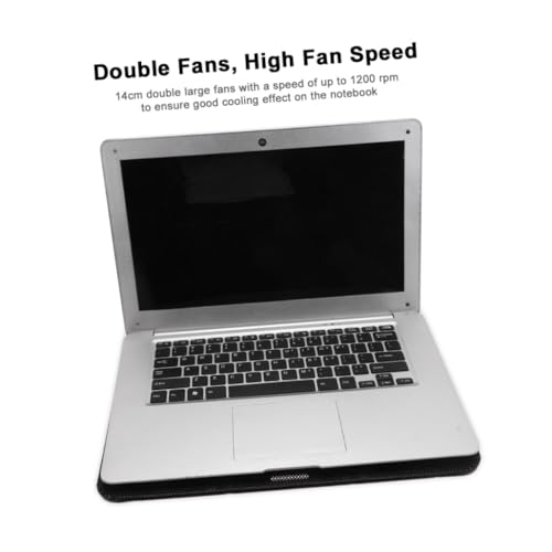 Base ajustable para laptop de 6 pulgadas con ventilador miniatura 6