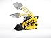 Bruder Toys - Construction Realistic CAT Compact Track Loader with Adjustable and Lockable Loading Arm and Moveable Rubber Chains - Ages 3+