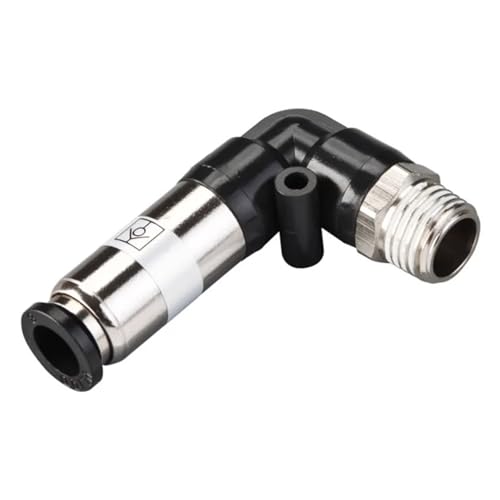 Válvula de retención neumática CVPL de 8mm y codo con rosca macho 1/8 BSP 2