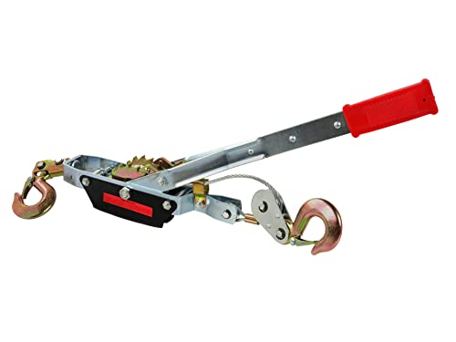 Cabestrante Manual de 4 toneladas 4000 kg - 3 Metros de Cable - Polipasto RZ TOOLS de...