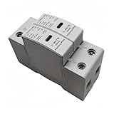 AC SPD 2P 3P 4P 20ka 40ka 60ka AC275v 385V 420v House Lightning Surge Protector Protection Low-Voltage Arrester Device(2p,10-20kA,420v)