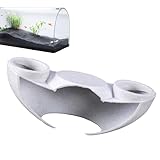 para Acuario - Escondite único para camarones, decoración de Acuario, Juguete de Esquina, Accesorio de cerámica | Un Ambiente acuático Ideal para camarones, Peces y