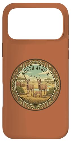 South Africa Safari Kudu Family African Wildlife Vintage Case for iPhone 17 Pro Max